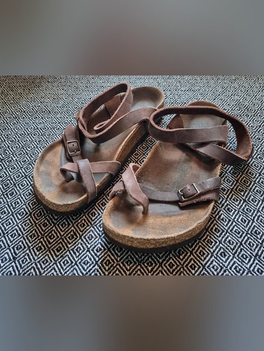 Birkenstock Yara Sandals Size 8 (39)